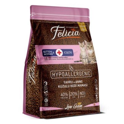 Felicia Az Tahıllı 1 Kg Yavru Kuzulu HypoAllergenic Kedi Maması