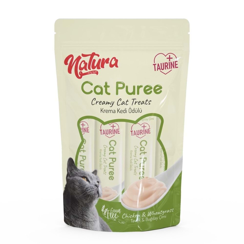 Natura Cat Pure Chiken&Wheatgrass Kedi Ödülü 5 Adet