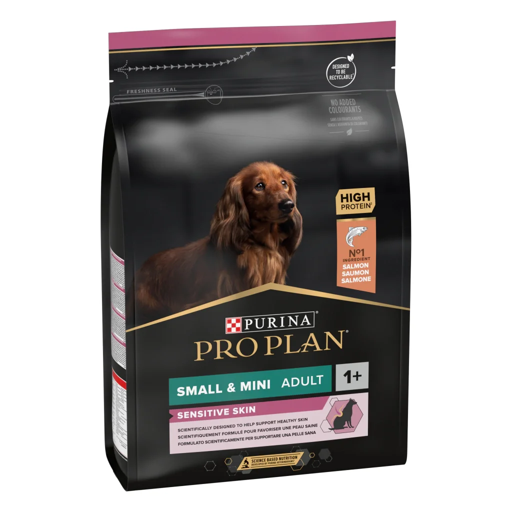 Pro Plan Small&Mini Sensitive Skin Somonlu ve Pirinçli Küçük Irk Yetişkin Köpek Maması 3kg