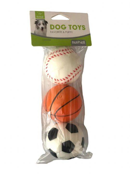 NUNBELL KÖPEK LATEKS OYUNCAK 3'LÜ