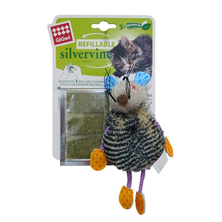 GiGwi Catnipli (Doldurulabilir) Fare Kedi Oyuncağı