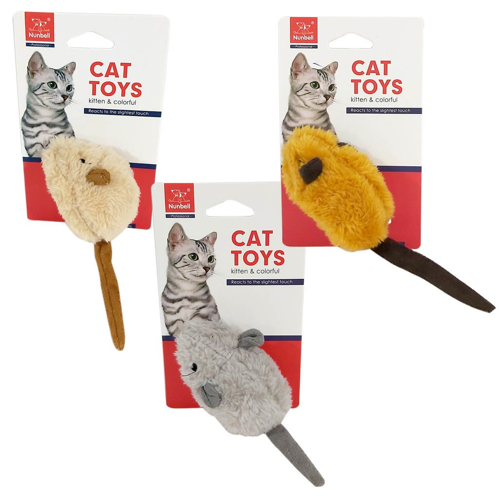 NUNBELL KEDİ OYUNCAGI TÜYLÜ FARE