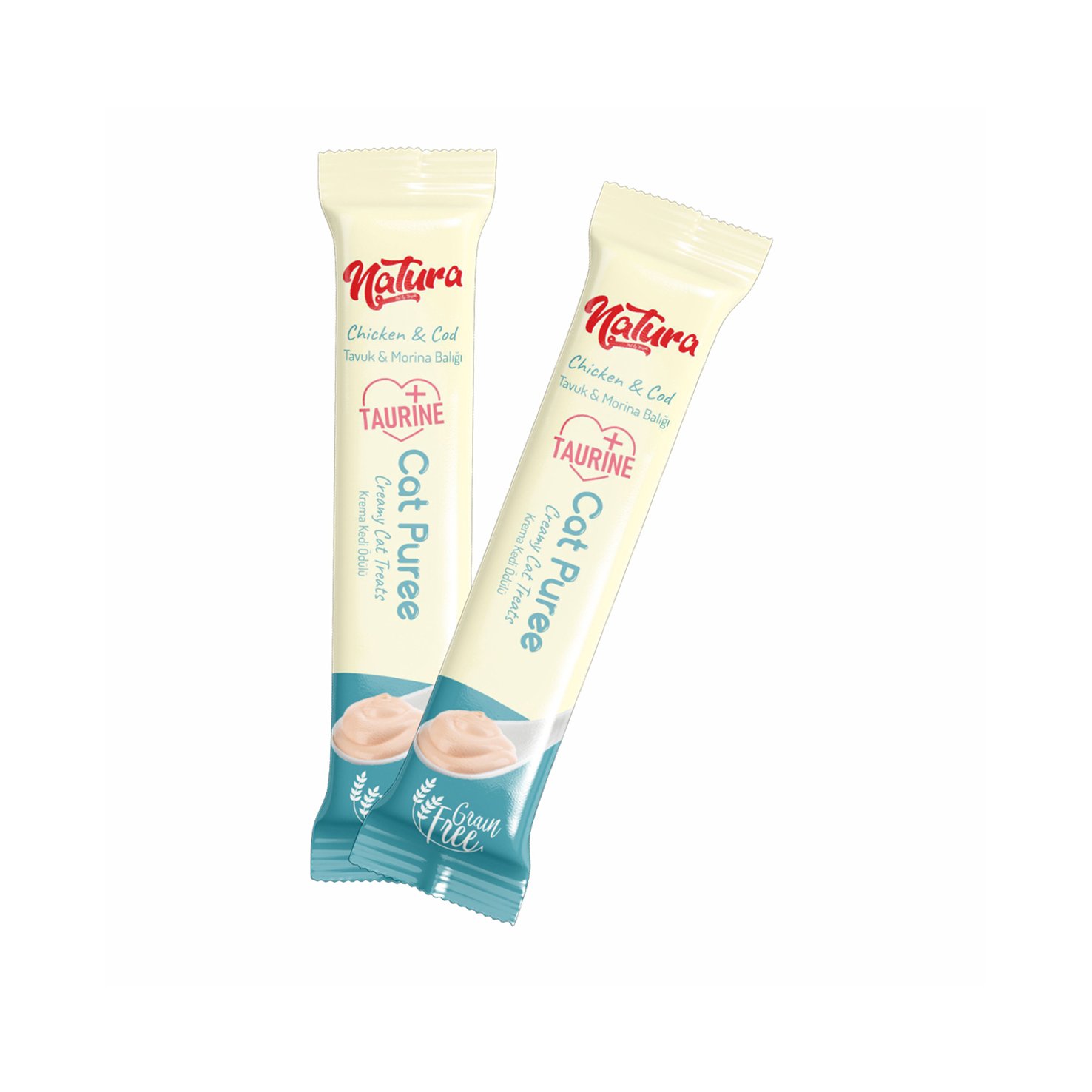 Natura Cat Pure Cod&Chiken Kedi Ödülü 5 Adet