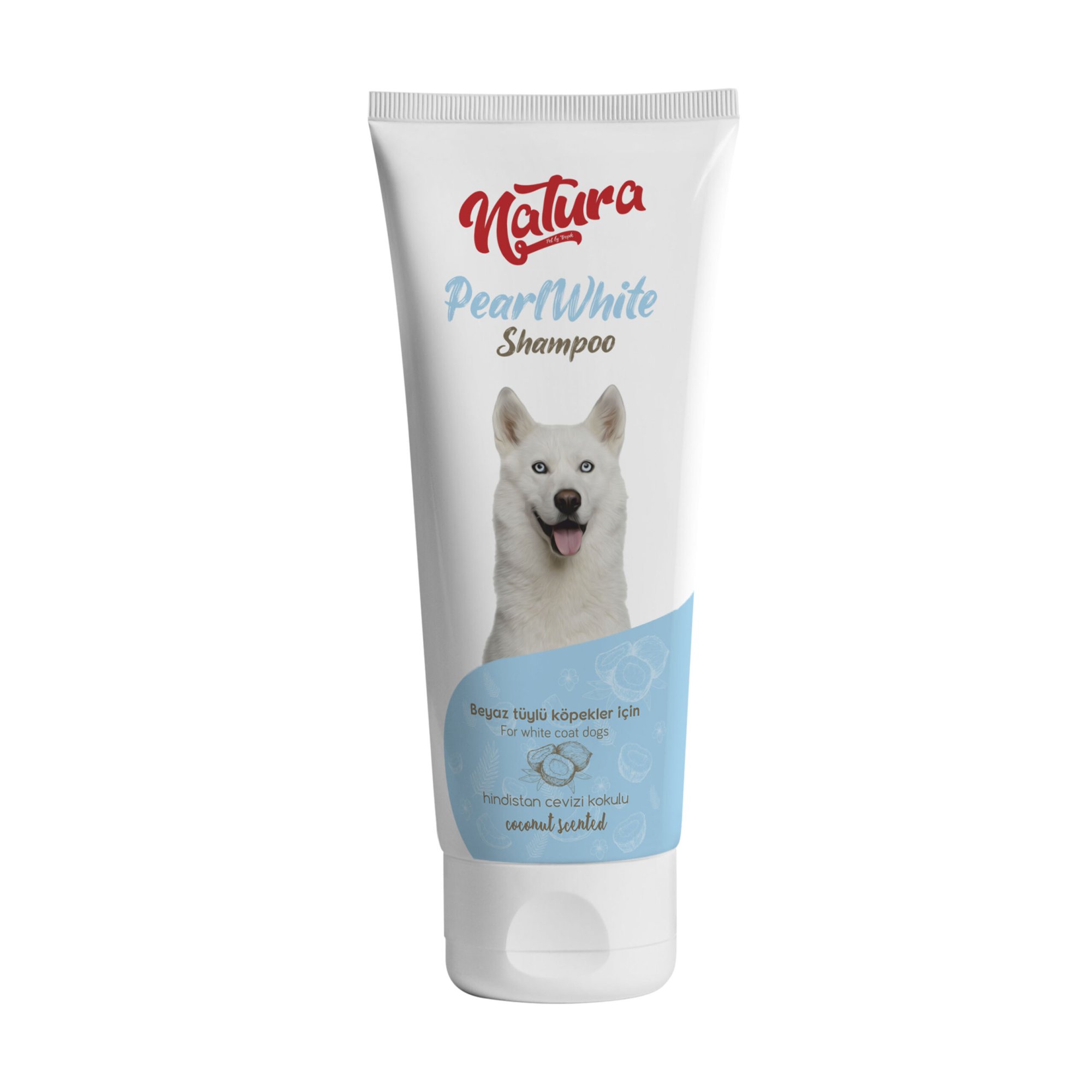 Natura PearlWhite Shampoo – Beyaz Tüylü Köpekler İçin Şampuan 250 Ml