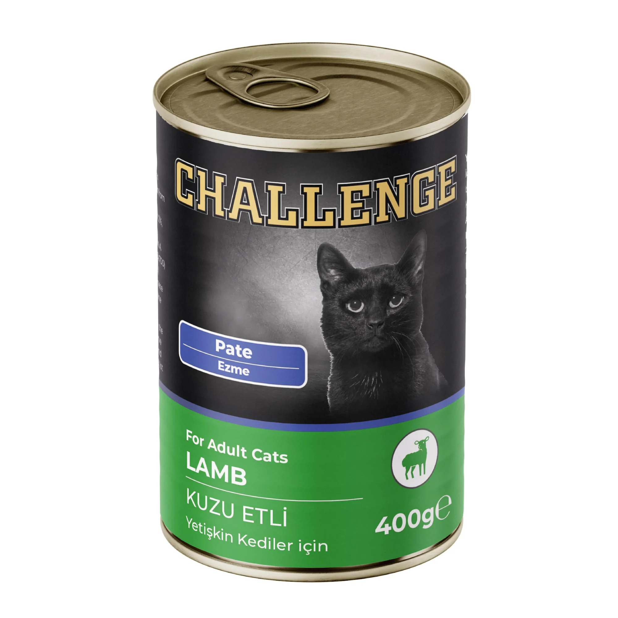 Challenge Pate Kuzu Etli Yetişkin Kedi Konservesi 400 gr