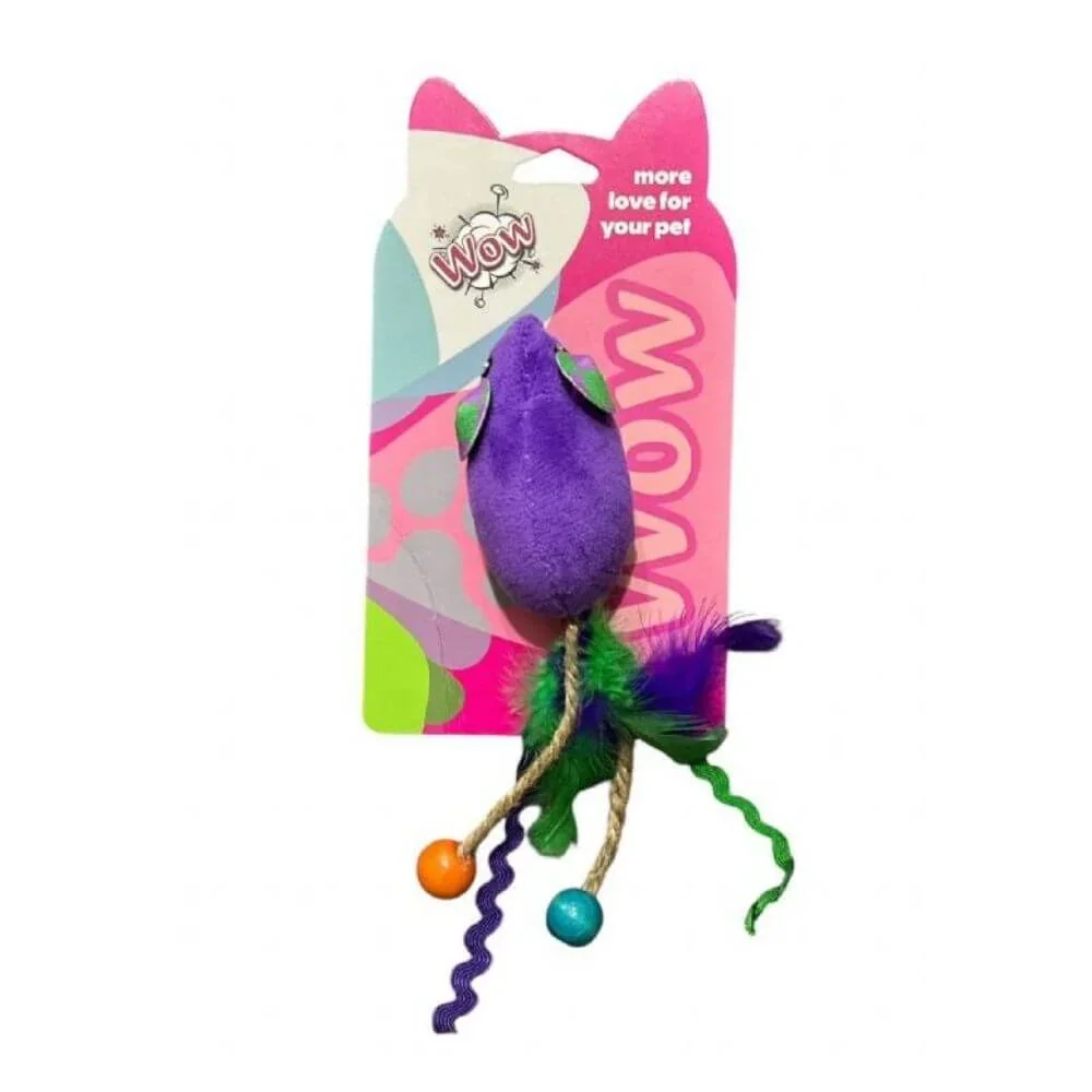 Wow Kedi Oyuncak Püsküllü Kuyruk Fare