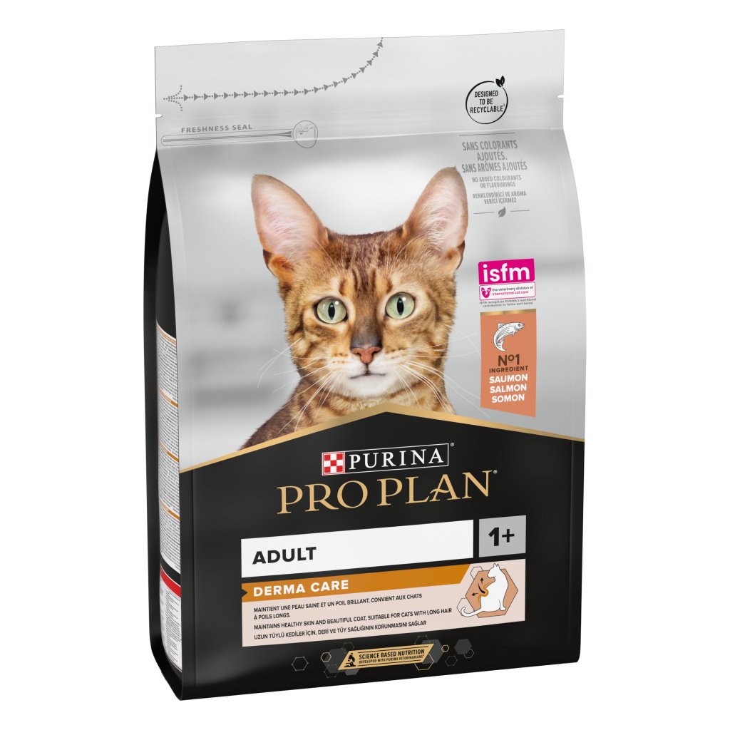 Pro Plan Derma Care Somonlu Tüy Yumağı Önleyici Yetişkin Kedi Maması 3kg